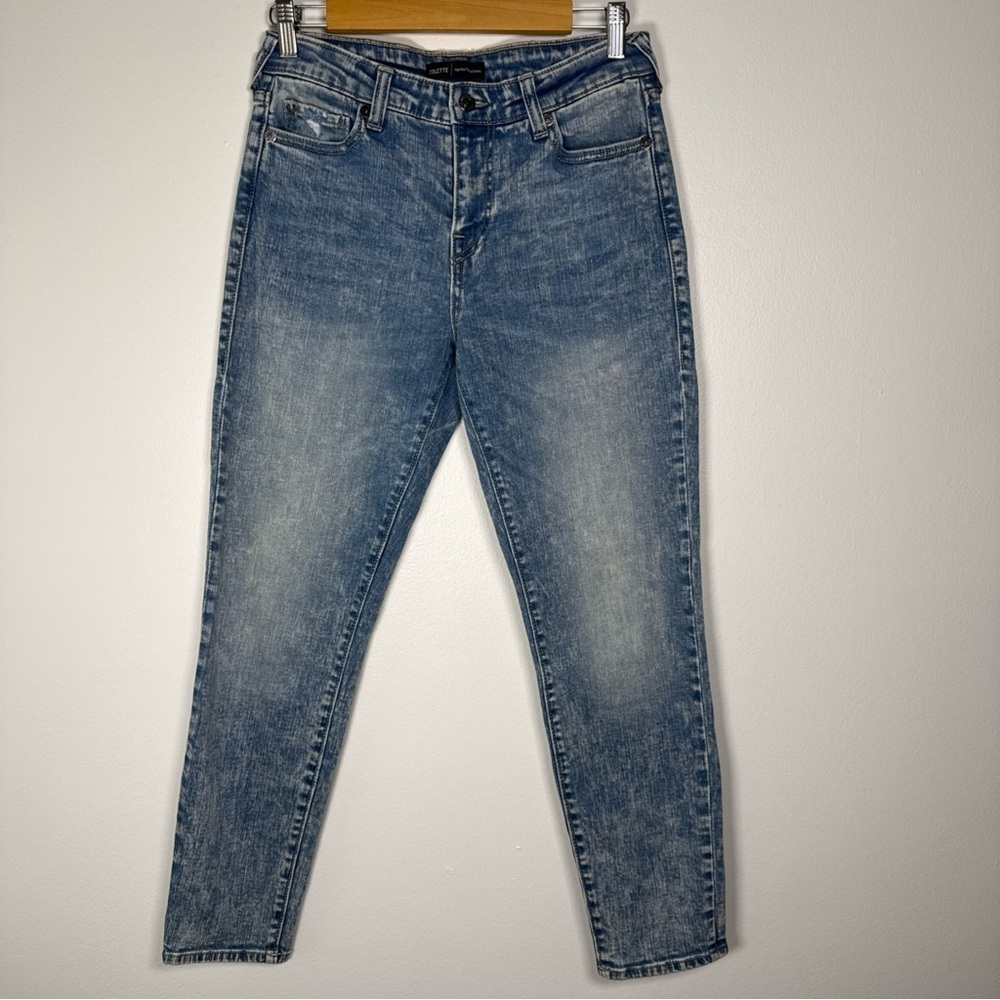 True Religion Colette High Rise Tapered Skinny Denim Jeans Women’s Size 28